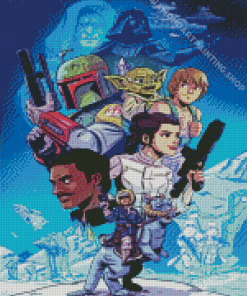 A New Hope Star Wars Animation Diamond Painting