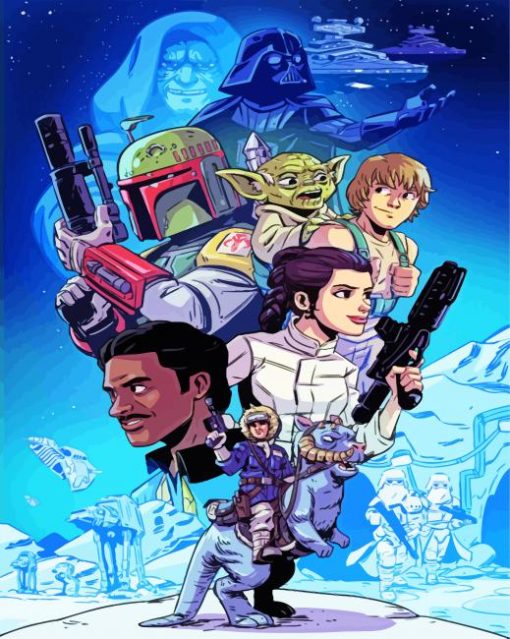 A New Hope Star Wars Animation Diamond Painting