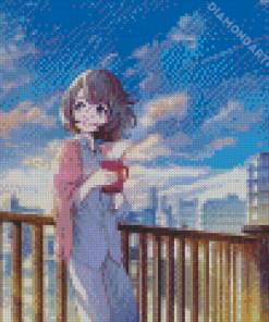 Calm Anime Girl Diamond Painting