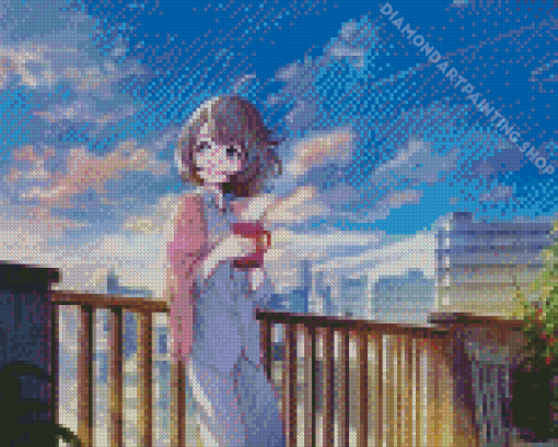 Calm Anime Girl Diamond Painting