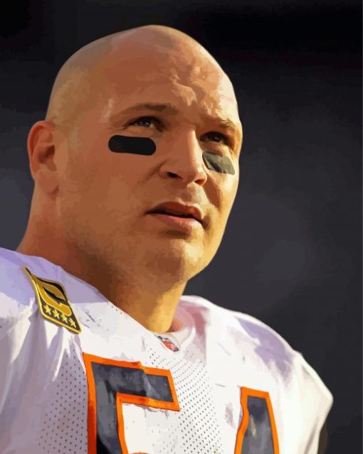 Close Up Brian Urlacher Diamond Painting