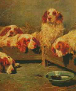 Clumber Spaniel Dogs Diamond Painting