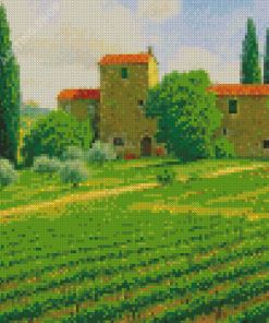 Countryside Italy Art Diamond Painting