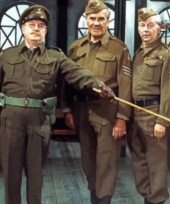 Dads Army Sitcom Characters Diamond Painting