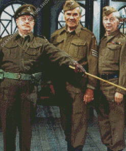 Dads Army Sitcom Characters Diamond Painting