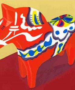 Dala Horse Art Diamond Painting