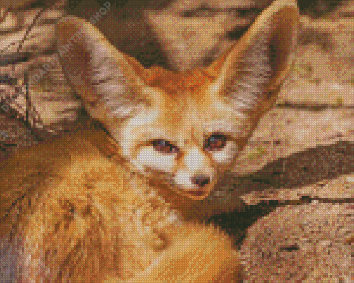 Desert Fennec Fox Diamond Painting