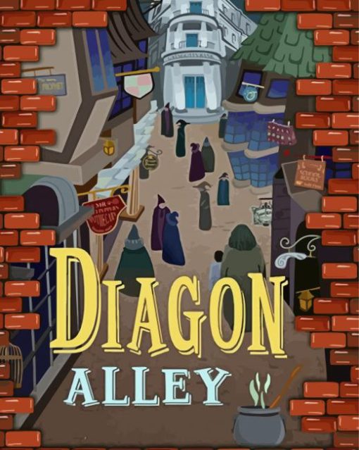 Diagon Alley Diamond Painting