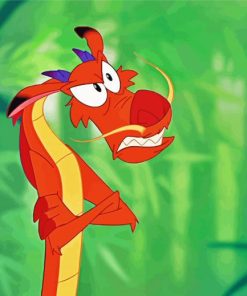 Disney Mushu Diamond Painting