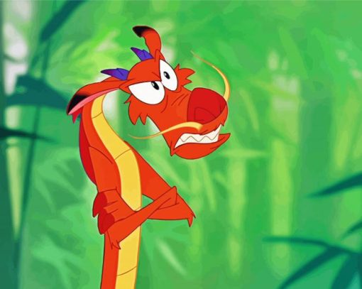 Disney Mushu Diamond Painting