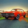 Dukes Of Hazzard General Lee Diamond Painting