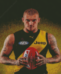 Dustin Martin Richmond Tigers Diamond Painting