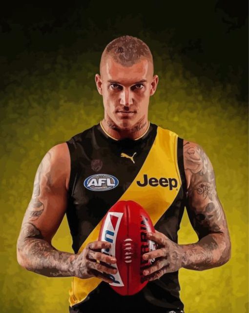 Dustin Martin Richmond Tigers Diamond Painting