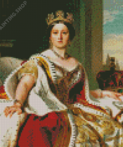 Elegant Queen Victoria Diamond Painting