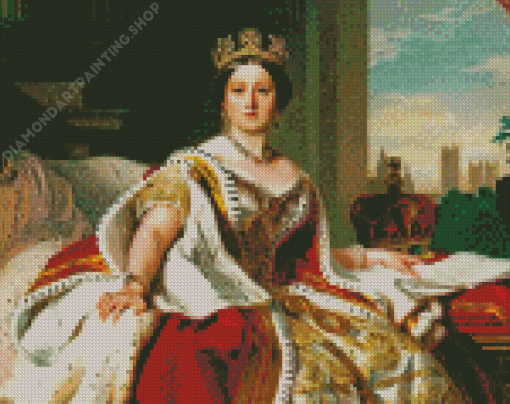 Elegant Queen Victoria Diamond Painting