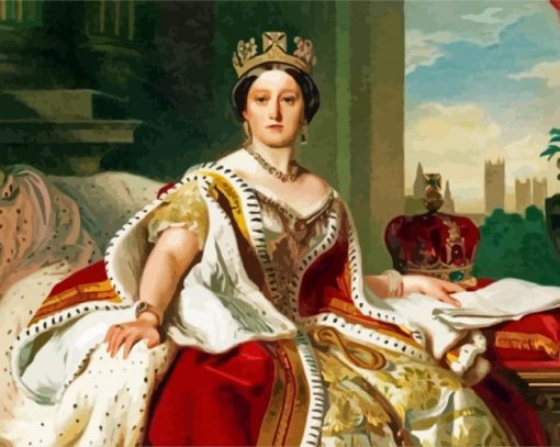 Elegant Queen Victoria Diamond Painting