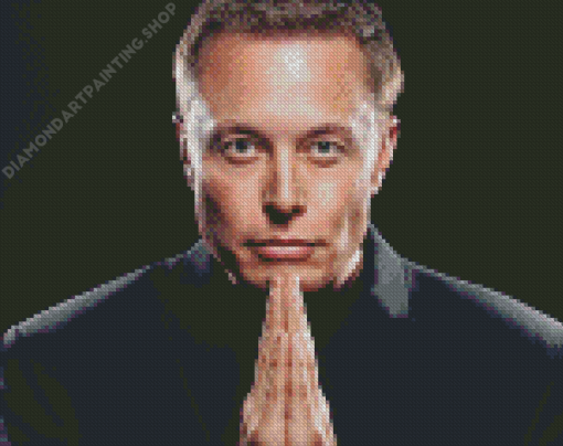 Elon Reeve Musk Photoshoot Diamond Painting