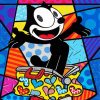 Felix The Cat Colorful Art Diamond Painting