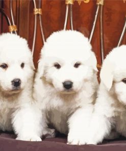 Great Pyrenees Puppies Diamond Painting