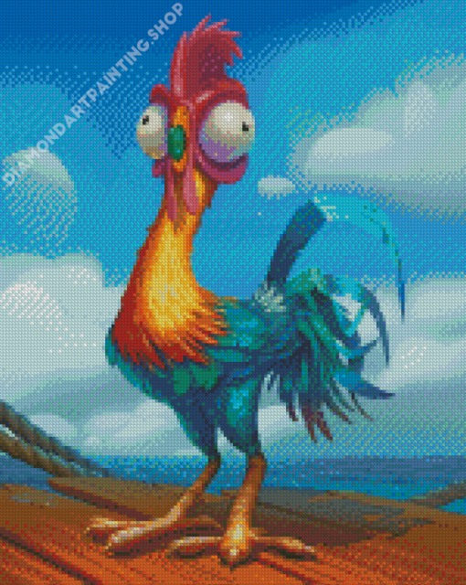 Hei Hei Rooster Diamond Painting