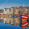 Honfleur Harbour Diamond Painting