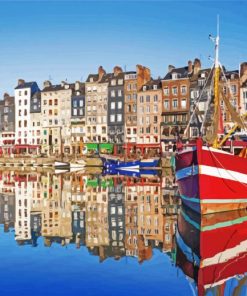 Honfleur Harbour Diamond Painting