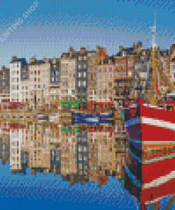 Honfleur Harbour Diamond Painting