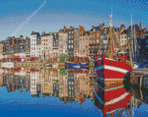 Honfleur Harbour Diamond Painting