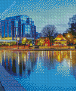 Huntsville At Night Diamond Painting