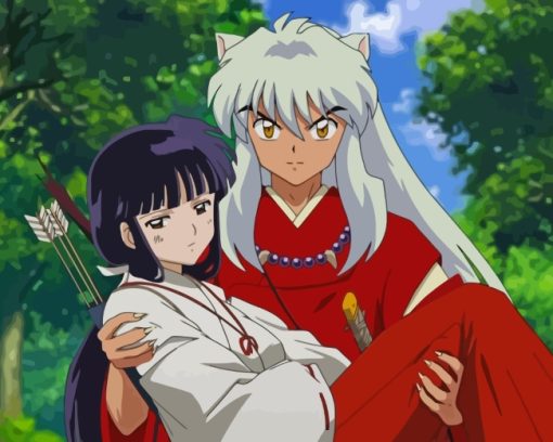 Inuyasha And Kikyo Anime Diamond Painting