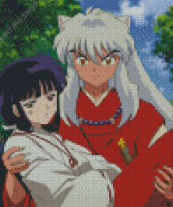 Inuyasha And Kikyo Anime Diamond Painting