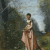 Jean Baptiste Camille Corot Le Printemps De La Vie Diamond Painting