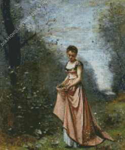 Jean Baptiste Camille Corot Le Printemps De La Vie Diamond Painting