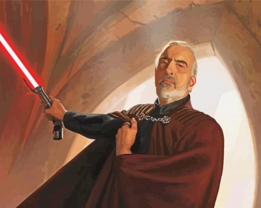 Jedi Master Count Dooku Diamond Painting