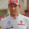 Jenson Button Diamond Painting