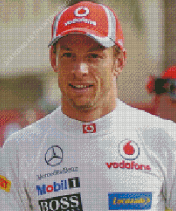 Jenson Button Diamond Painting