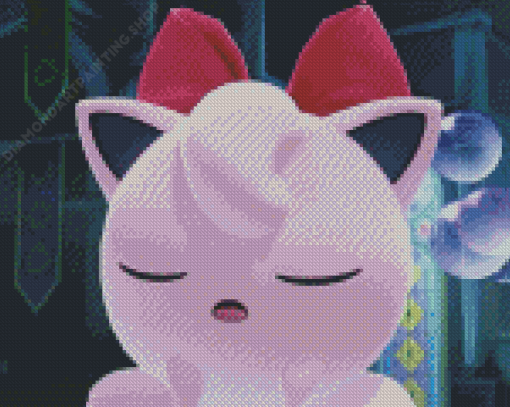 Jigglypuff Super Smash Diamond Painting