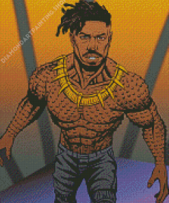 Killmonger Erik Diamond Painting