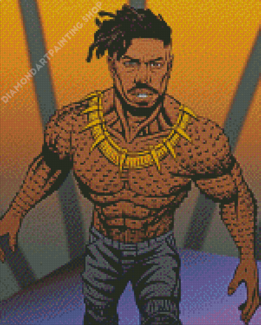 Killmonger Erik Diamond Painting