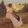 La Robe Rose By Frederic Bazille Diamond Painting