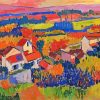 Landscape Near Chatou By Andre Derain Diamond Painting