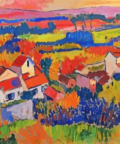 Landscape Near Chatou By Andre Derain Diamond Painting