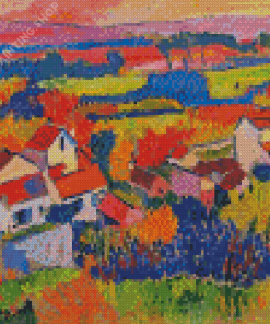 Landscape Near Chatou By Andre Derain Diamond Painting