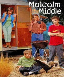 Malcolm In The Middle Poster Diamond Painting