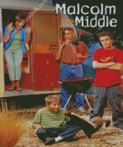 Malcolm In The Middle Poster Diamond Painting