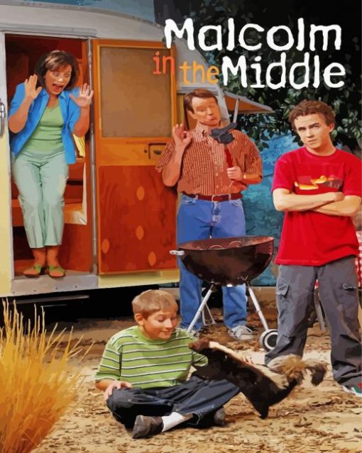 Malcolm In The Middle Poster Diamond Painting