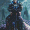 Marcus Fenix Gears Of War Diamond Painting