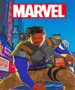 Marvel Erik Killmonger Poster Diamond Painting