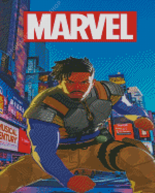 Marvel Erik Killmonger Poster Diamond Painting