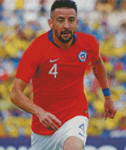 Mauricio Isla Chilean Footballer Diamond Painting